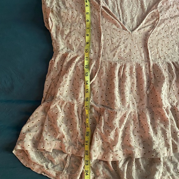 AE Boho Flowy Babydoll Floral Blouse - Picture 4 of 5